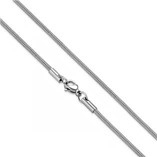 OPE1269-024-60 Ocelový řetízek had, tl. 2,4 mm