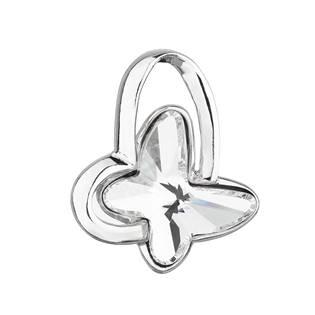 EG1096 Stříbrný přívěšek s motýlem kamenem Crystals from Swarovski®