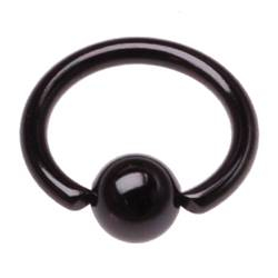 K01003-24125 Piercing - kruh černý