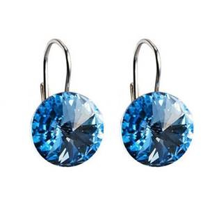EG2036-AQ Stříbrné náušnice s krystaly Crystals from Swarovski® Aqua