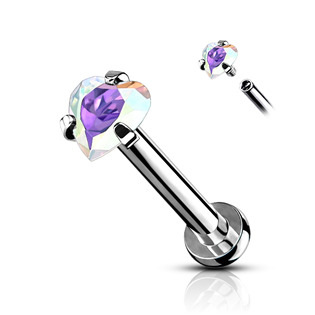 LB1095AB-1206 Piercing do brady labreta / cartilge 1,2 x 6 mm