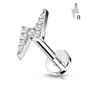 LB0033ST-1206 Labreta / cartilage piercing - blesk