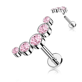 LB1113P-1206 Piercing do brady se zirkony