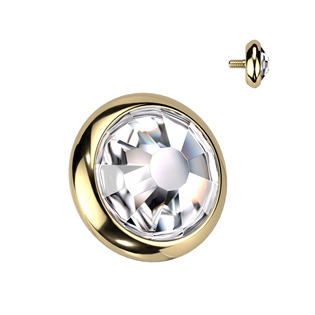 TIT1078GD Náhradní kamínek k dermálu TITAN, závit 1,6 mm