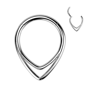 TIT1328-1210 Piercing septum / helix / cartilage TITAN