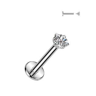 TIT1349-1206 Piercing do brady - labreta titan hvězda