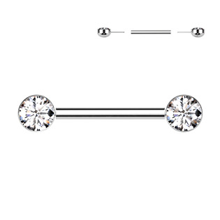 TIT1406-C Piercing do bradavky TITAN - PUSH IN