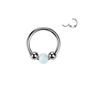 TIT1520-1008 Piercing segment s opálemTITAN, 1,0 x 8 mm