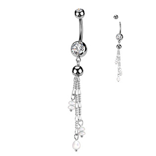 WP0069-ST Visací piercing do pupíku