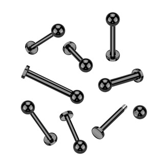 LB1139-1206 Piercing do brady - labreta černá