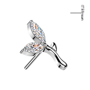 TIT1677 Ozdobná část k PUSH IN piercingu TITAN