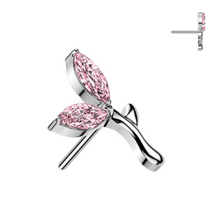 TIT1678 Ozdobná část k PUSH IN piercingu TITAN
