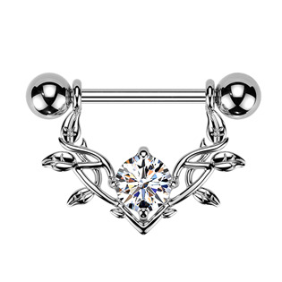 BR01030 Ozdobný piercing do bradavky