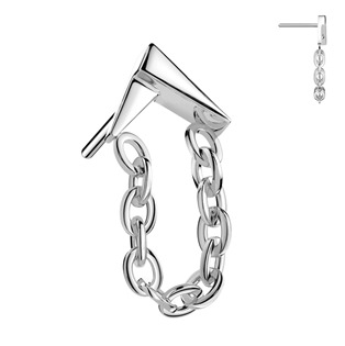 TIT1655 Ozdobná část k PUSH IN piercingu TITAN
