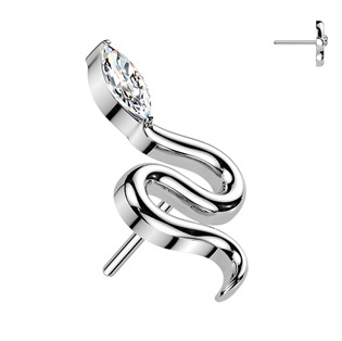 TIT1700-C Ozdobná část k PUSH IN piercingu TITAN