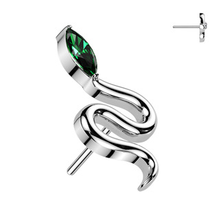 TIT1700-G Ozdobná část k PUSH IN piercingu TITAN