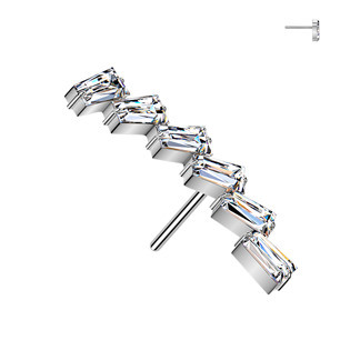 TIT1709 Ozdobná část k PUSH IN piercingu TITAN