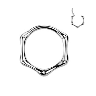 SG135-1210 Ocelový piercing - segment kruh