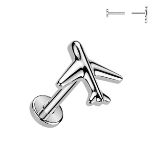 TIT1626 Piercing do brady letadlo - PUSH IN labreta TITAN