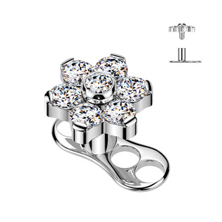 MD052 Kompletní microdermal piercing TITAN