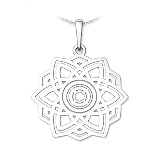 PA1611 Stříbrný přívěsek mandala