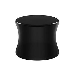 PL01095-10K Akrylátový plug do ucha černý