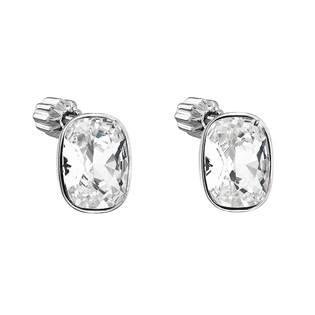 EG2690-CR Stříbrné náušnice s krystaly Crystals from Swarovski® CRYSTAL