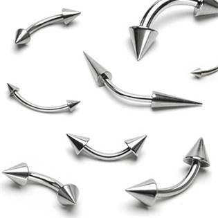 OB01020-1610412 Piercing do obočí 1,6 mm - kónus