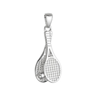 EG1574 Stříbrný přívěsek tenis