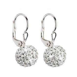 EG2040-CR Stříbrné náušnice s krystaly Crystals from Swarovski®, Crystal