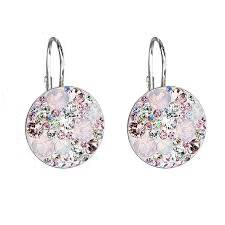 EG2055-MR Stříbrné náušnice s krystaly Crystals from Swarovski® Magic Rose