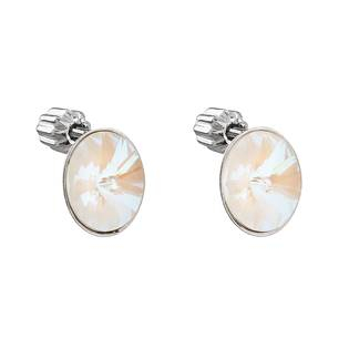 EG2692-CLGD Stříbrné náušnice s krystaly Crystals from Swarovski® CRYSTAL LIGHT GREY DELITE