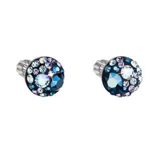 EG2809-BS Stříbrné náušnice s krystaly Crystals from Swarovski® BLUE STYLE