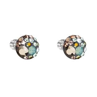 EG2809-CHM Stříbrné náušnice s krystaly Crystals from Swarovski® Chameleon