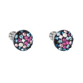EG2809-GX Stříbrné náušnice s krystaly Crystals from Swarovski® GALAXY