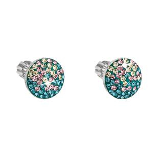 EG2809-MI Stříbrné náušnice s krystaly Crystals from Swarovski® MAGIC INDICOLITE