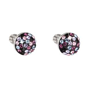 EG2809-MV Stříbrné náušnice s krystaly Crystals from Swarovski® MAGIC VIOLET