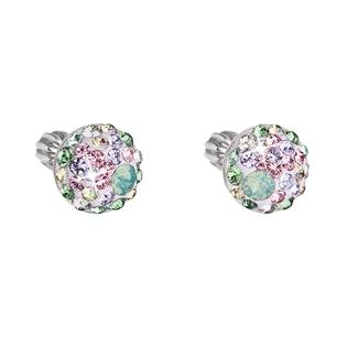 EG2809-SK Stříbrné náušnice s krystaly Crystals from Swarovski® SAKURA