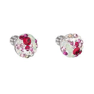 EG2809-SL Stříbrné náušnice s krystaly Crystals from Swarovski® SWEET LOVE
