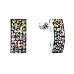EG2885-MN Stříbrné visací náušnice se Swarovski krystaly, Moonlight
