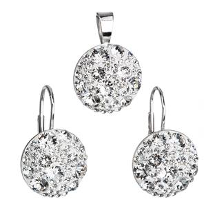 EG3042-CR Sada šperků s kamínky Crystals from Swarovski® Crystal