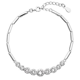 EG7054 Stříbrný náramek s krystaly Crystals from Swarovski®