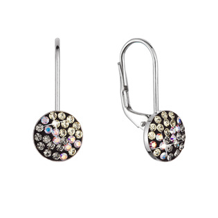 EG9178-MN Stříbrné náušnice s krystaly Swarovski, Moonlight