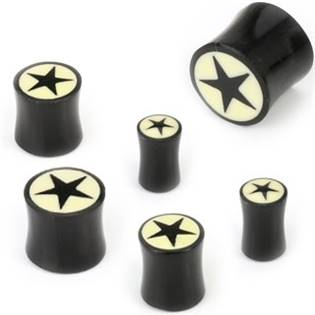 PL01074-22 Plug od ucha - hvězda