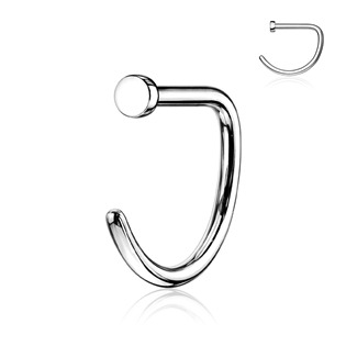 TIT1113-1008 Piercing do nosu - kruh titan
