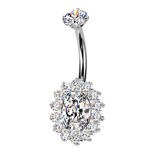 TIT1534-C Piercing do pupíku - TITAN