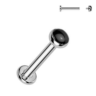 TIT1704-1208 Piercing do brady - labreta Onyx TITAN