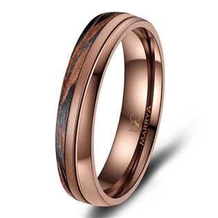 CB-01P-69 CB-01 Pánský snubní prsten chirurgická ocel + karbon