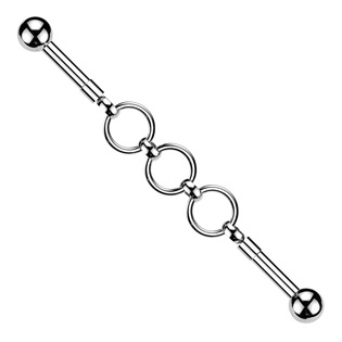 ID01051 Industrial piercing s kroužky