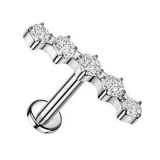LB1160-1208 Piercing do brady se zirkony